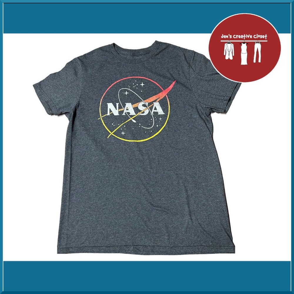 Men's Fifth Sun NASA Charcoal Gray Tee